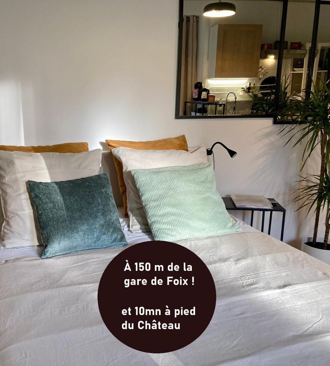 Aux 4 Logis Appart-Hotel - Studio Le City - Petit Dejeuner Inclus 1Ere Nuit Foix Eksteriør bilde